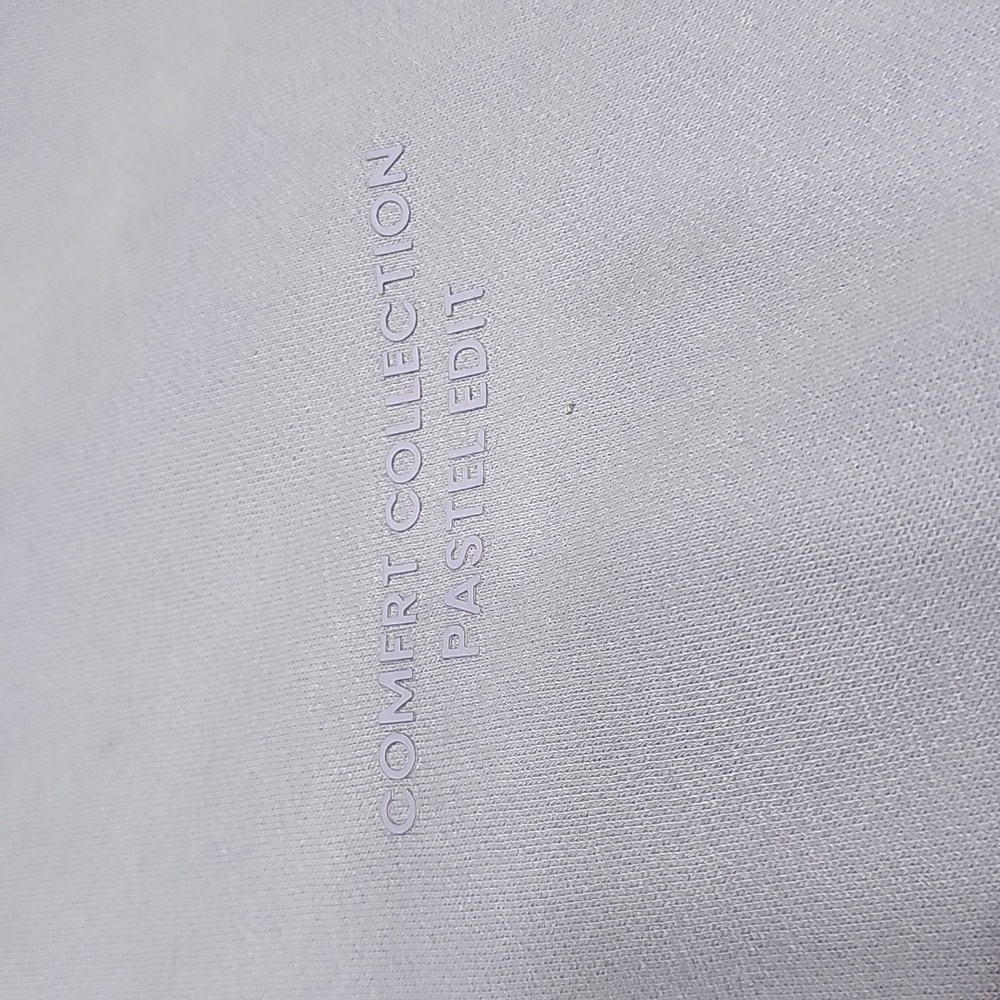 COMFRT Pastel Light Lavender Cozy Sweatshirt and Sweatpants Set - Picture 3 of 6